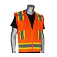 PIP-302-0500-ORG/2X            CLASS 2, SURVEYORS VEST ORANGE 2X from PIP